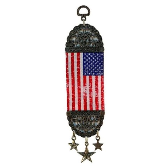 8"x2" Mini Hanging Carpet USA Flag Theme - Picture 1 of 2